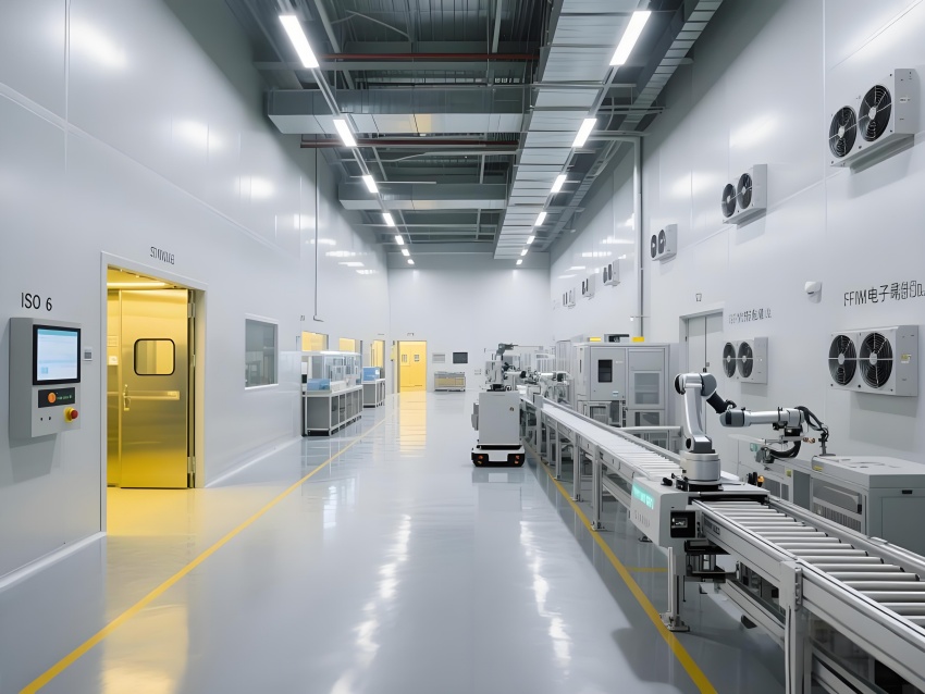 淮南3000平電子元件生產(chǎn)凈化車間設(shè)計(jì)方案效果分享